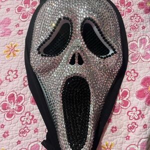 Rhinestone Scream Mask
